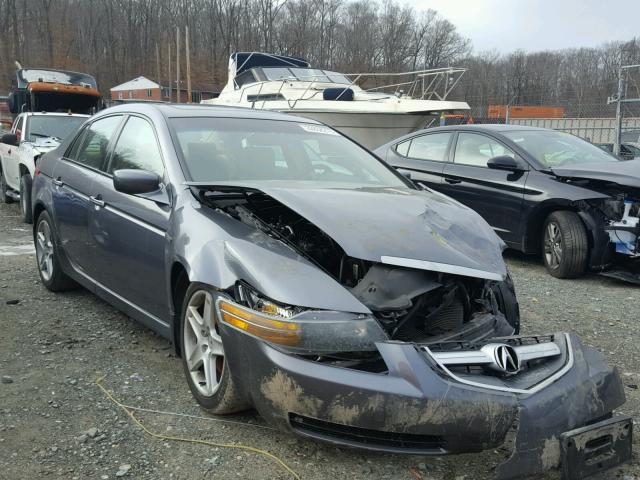 19UUA66225A078406 - 2005 ACURA TL GRAY photo 1