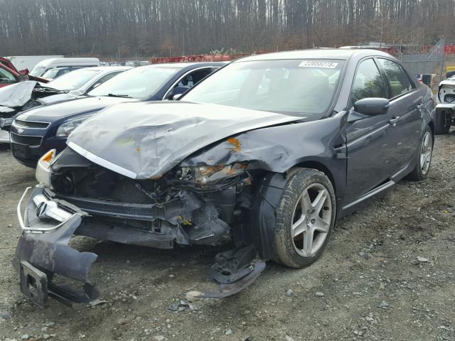 19UUA66225A078406 - 2005 ACURA TL GRAY photo 2