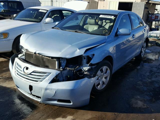 4T1BE46K99U852536 - 2009 TOYOTA CAMRY BASE BLUE photo 2