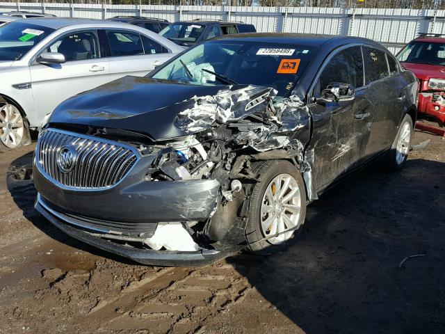 1G4GB5G37EF179840 - 2014 BUICK LACROSSE BLACK photo 2