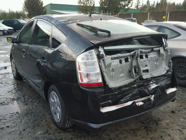 JTDKB20U467505055 - 2006 TOYOTA PRIUS BLACK photo 3