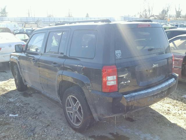 1J4FF28B39D119476 - 2009 JEEP PATRIOT SP BLACK photo 3