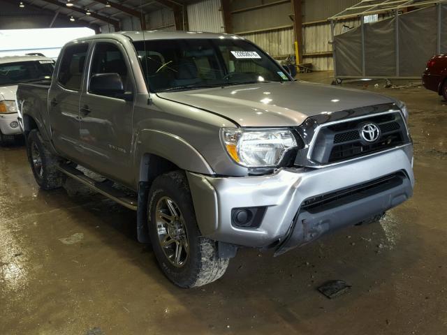 5TFJX4GNXEX033367 - 2014 TOYOTA TACOMA DOU SILVER photo 1