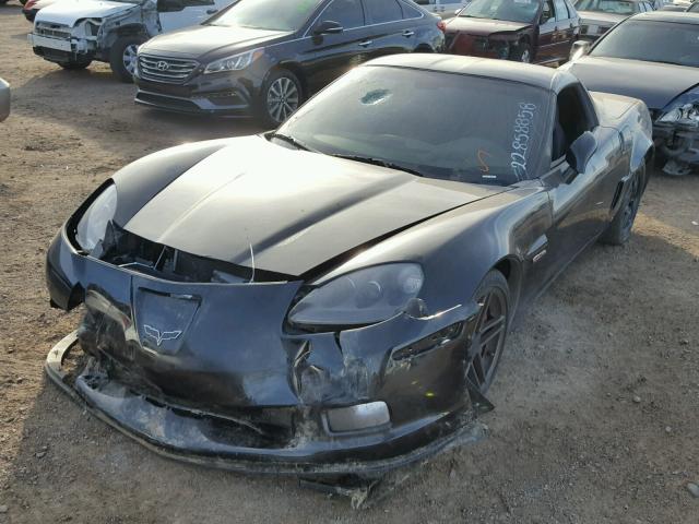 1G1YY26EX65121004 - 2006 CHEVROLET CORVETTE Z BLACK photo 2