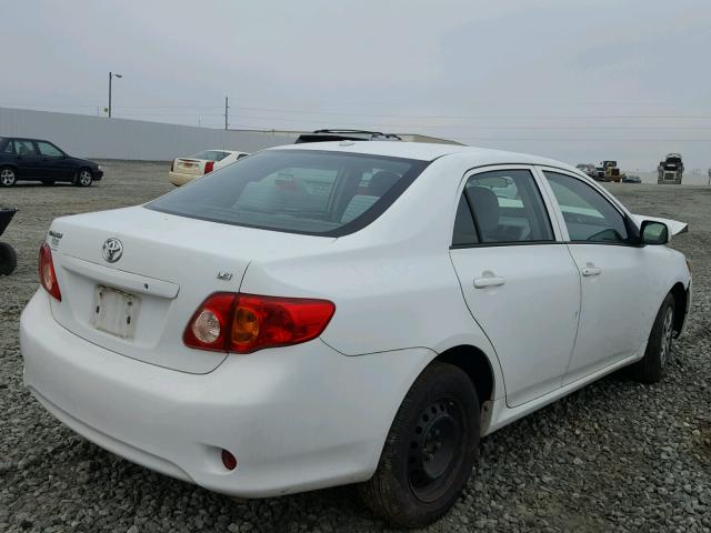 1NXBU4EE8AZ333402 - 2010 TOYOTA COROLLA BA WHITE photo 4