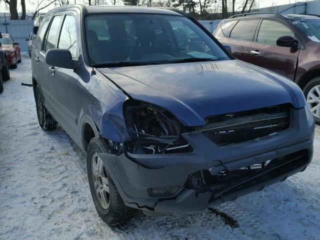 JHLRD78842C077280 - 2002 HONDA CR-V EX BLUE photo 1