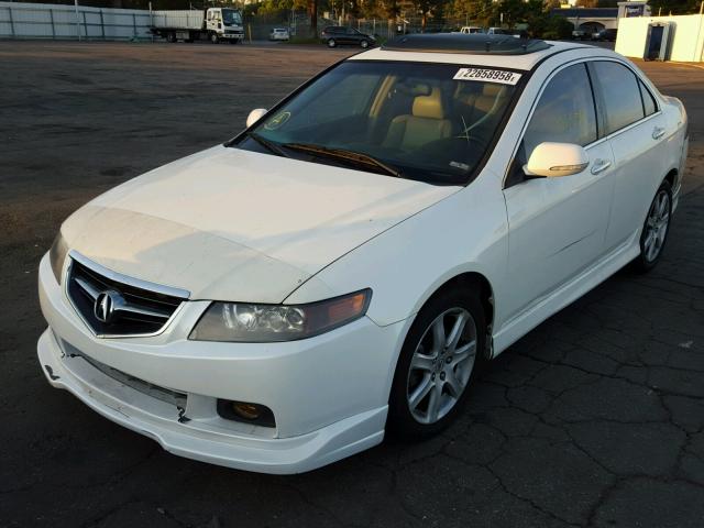 JH4CL96994C009538 - 2004 ACURA TSX WHITE photo 2