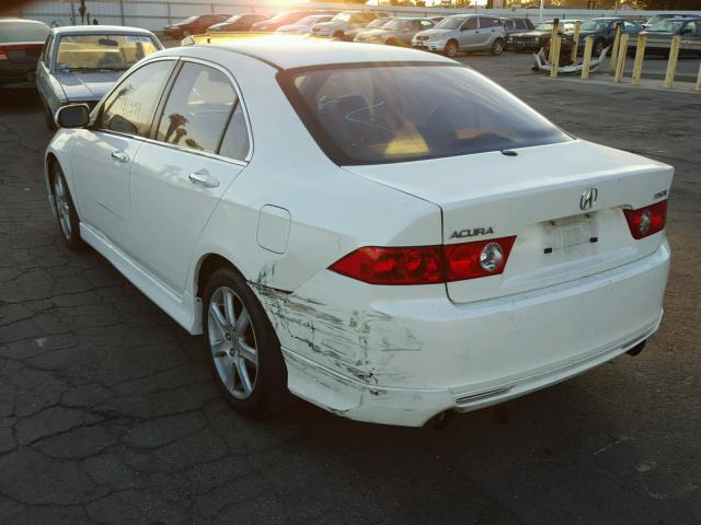 JH4CL96994C009538 - 2004 ACURA TSX WHITE photo 3