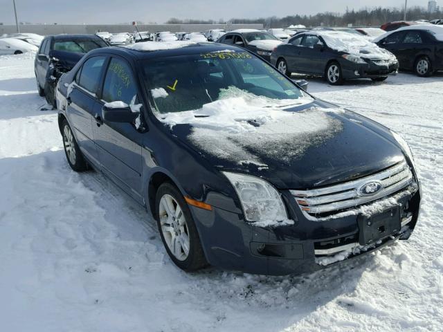 3FAHP07Z28R248299 - 2008 FORD FUSION SE BLUE photo 1