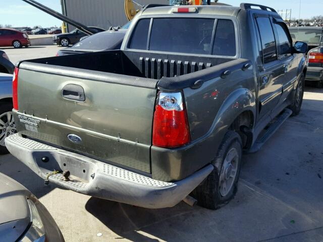 1FMZU67K74UA56808 - 2004 FORD EXPLORER S GREEN photo 4