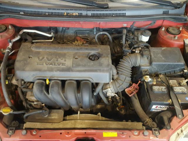 2T1BR32E16C594721 - 2006 TOYOTA COROLLA CE RED photo 7