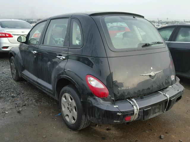 3A4FY48B37T597488 - 2007 CHRYSLER PT CRUISER BLACK photo 3