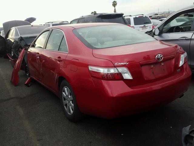 4T1BB46K89U078210 - 2009 TOYOTA CAMRY HYBR RED photo 3