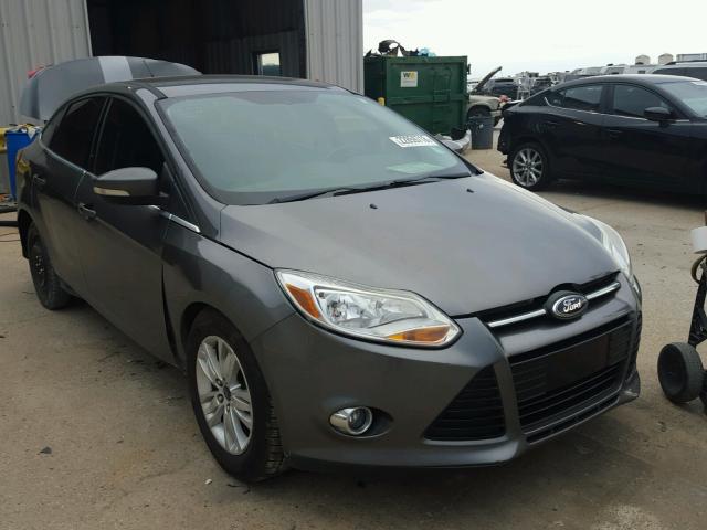 1FAHP3H22CL357372 - 2012 FORD FOCUS SEL GRAY photo 1