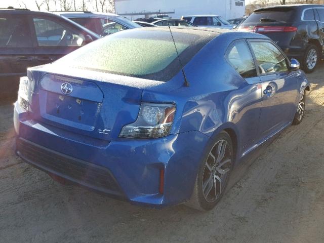 JTKJF5C71FJ010587 - 2015 TOYOTA SCION TC 蓝色 照片 4