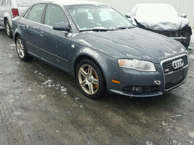 WAUAF78E68A090396 - 2008 AUDI A4 2.0T GRAY photo 1