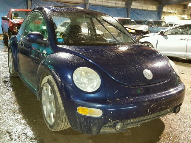 3VWDD21C03M409463 - 2003 VOLKSWAGEN NEW BEETLE BLUE photo 1