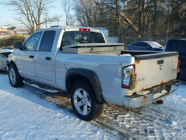 1D7HU18217S102477 - 2007 DODGE RAM 1500 S SILVER photo 3