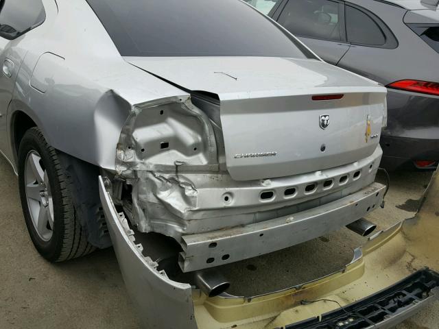 2B3KA43G36H530412 - 2006 DODGE CHARGER SE SILVER photo 9