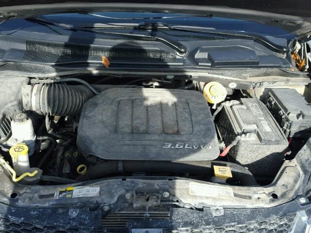 2C4RDGBG7ER414758 - 2014 DODGE GRAND CARA SILVER photo 7