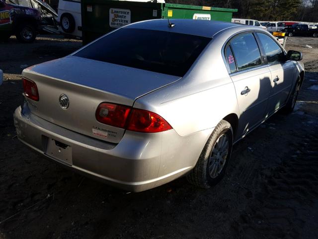 1G4HP57247U195666 - 2007 BUICK LUCERNE CX SILVER photo 4