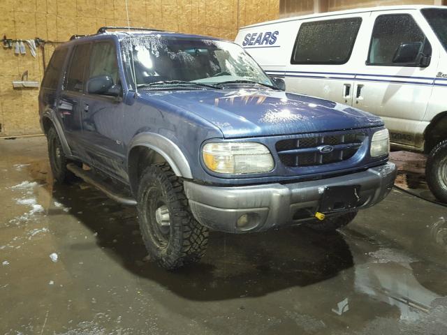 1FMDU34E4XZB70604 - 1999 FORD EXPLORER BLUE photo 1