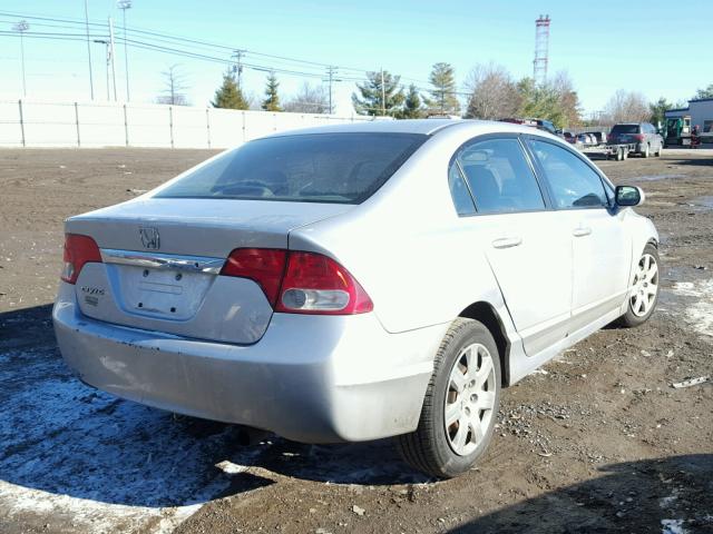 2HGFA1F54AH331596 - 2010 HONDA CIVIC LX SILVER photo 4