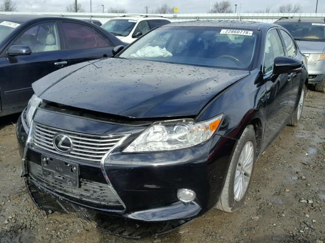 JTHBK1GG9F2197466 - 2015 LEXUS ES 350 BLACK photo 2