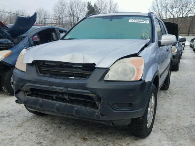 SHSRD788X4U201581 - 2004 HONDA CR-V EX SILVER photo 9