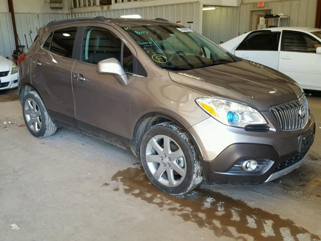 KL4CJBSB7DB098730 - 2013 BUICK ENCORE CON BROWN photo 1