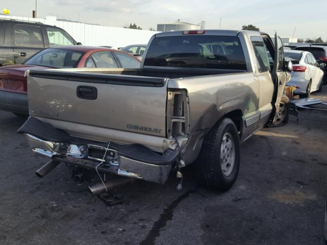 2GCEC19V221263762 - 2002 CHEVROLET SILVERADO BEIGE photo 4