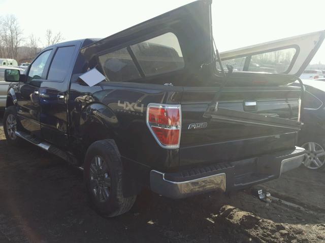 1FTFW1ET2BFC62636 - 2011 FORD F150 SUPER BLACK photo 3