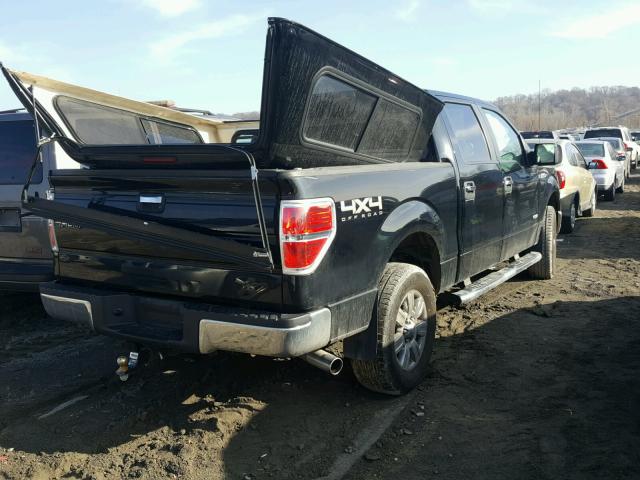 1FTFW1ET2BFC62636 - 2011 FORD F150 SUPER BLACK photo 4