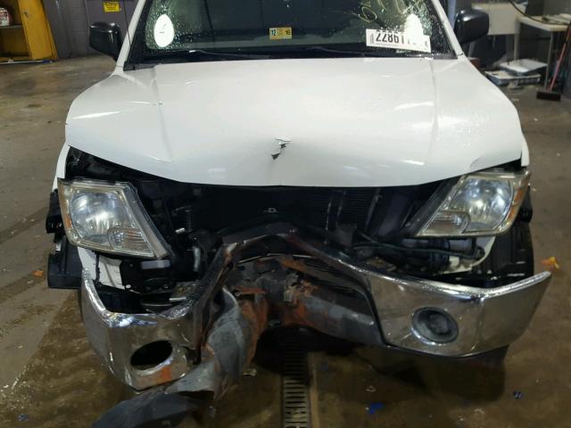 1N6BD0CT4AC401549 - 2010 NISSAN FRONTIER K WHITE photo 7