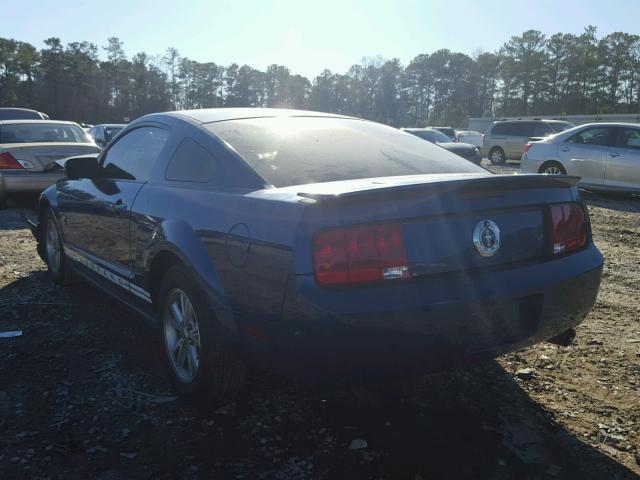 1ZVHT80N695136764 - 2009 FORD MUSTANG BLUE photo 3