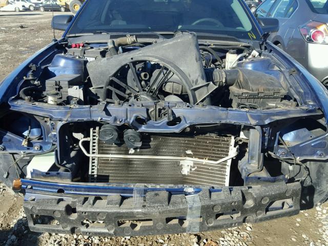 1ZVHT80N695136764 - 2009 FORD MUSTANG BLUE photo 9