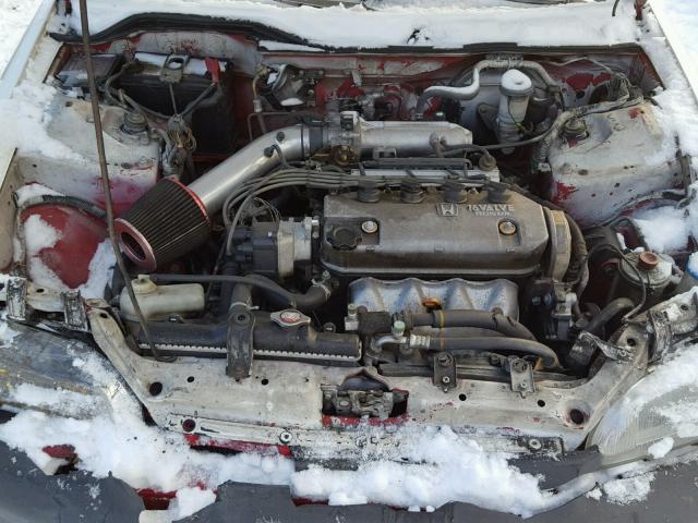 JHMEG8642SS010254 - 1995 HONDA CIVIC DX WHITE photo 7