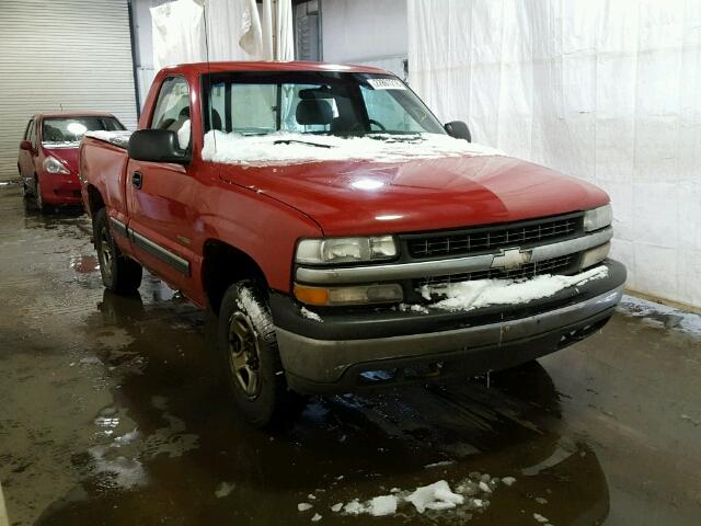 1GCEK14V1XZ180476 - 1999 CHEVROLET SILVERADO RED photo 1