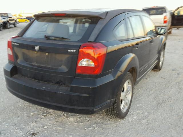 1B3HB48B87D539089 - 2007 DODGE CALIBER SX BLACK photo 4