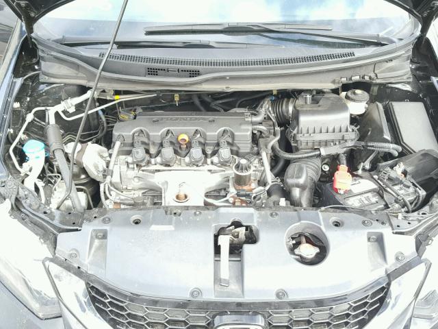 19XFB2F97EE047210 - 2014 HONDA CIVIC EXL BLACK photo 7