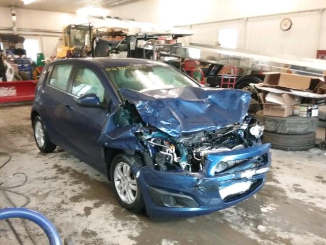 1G1JC6SG5D4162562 - 2013 CHEVROLET SONIC LT BLUE photo 1