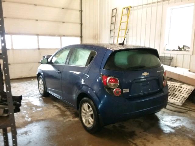 1G1JC6SG5D4162562 - 2013 CHEVROLET SONIC LT BLUE photo 3