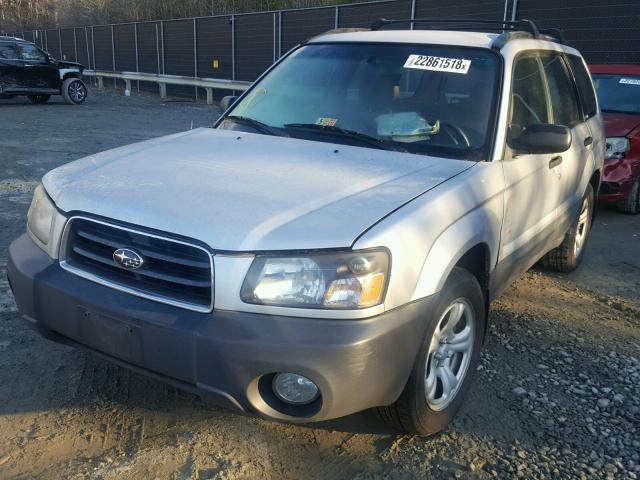 JF1SG63623G731022 - 2003 SUBARU FORESTER 2 SILVER photo 2