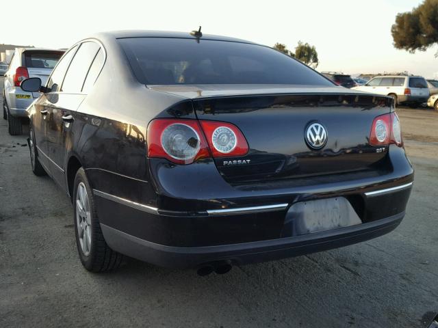 WVWAK73C17P061291 - 2007 VOLKSWAGEN PASSAT 2.0 BLACK photo 3