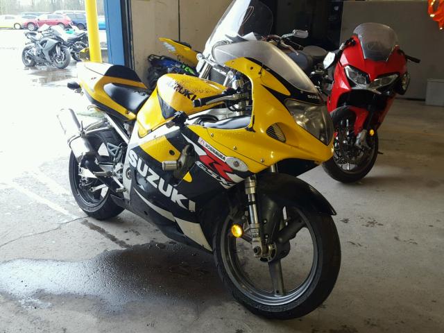 JS1GN7BA212107100 - 2001 SUZUKI GSX-R600 YELLOW photo 1