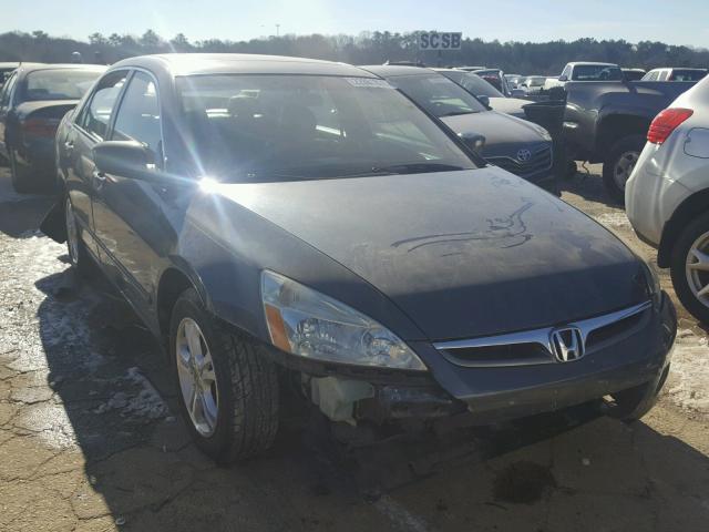 1HGCM56807A123010 - 2007 HONDA ACCORD EX BLUE photo 1