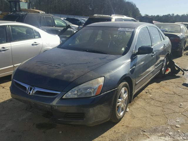 1HGCM56807A123010 - 2007 HONDA ACCORD EX BLUE photo 2