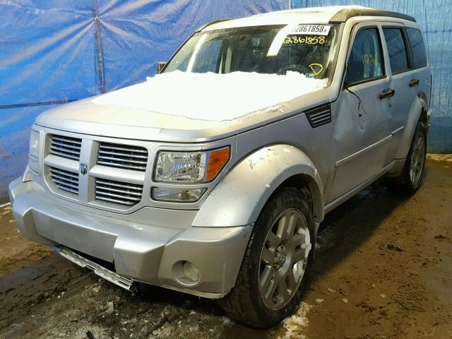 1D8GU58638W142698 - 2008 DODGE NITRO R/T SILVER photo 2