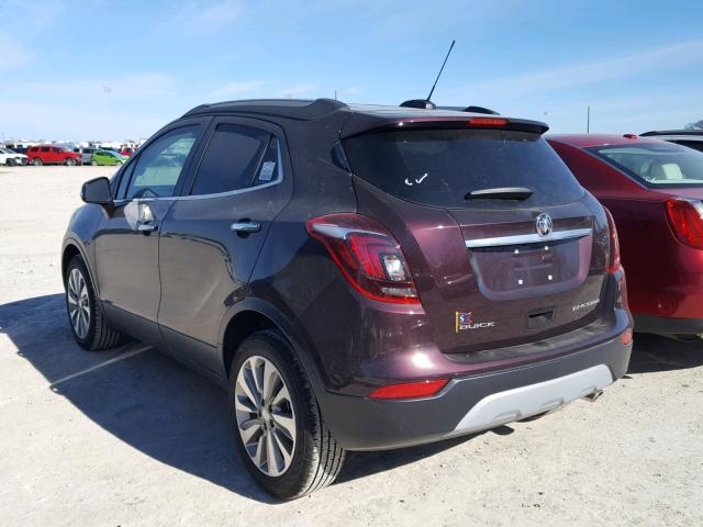 KL4CJASB9HB218348 - 2017 BUICK ENCORE PRE PURPLE photo 3