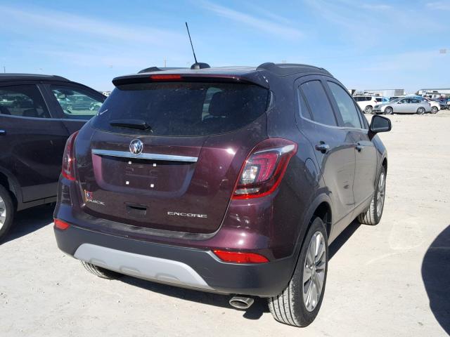 KL4CJASB9HB218348 - 2017 BUICK ENCORE PRE PURPLE photo 4